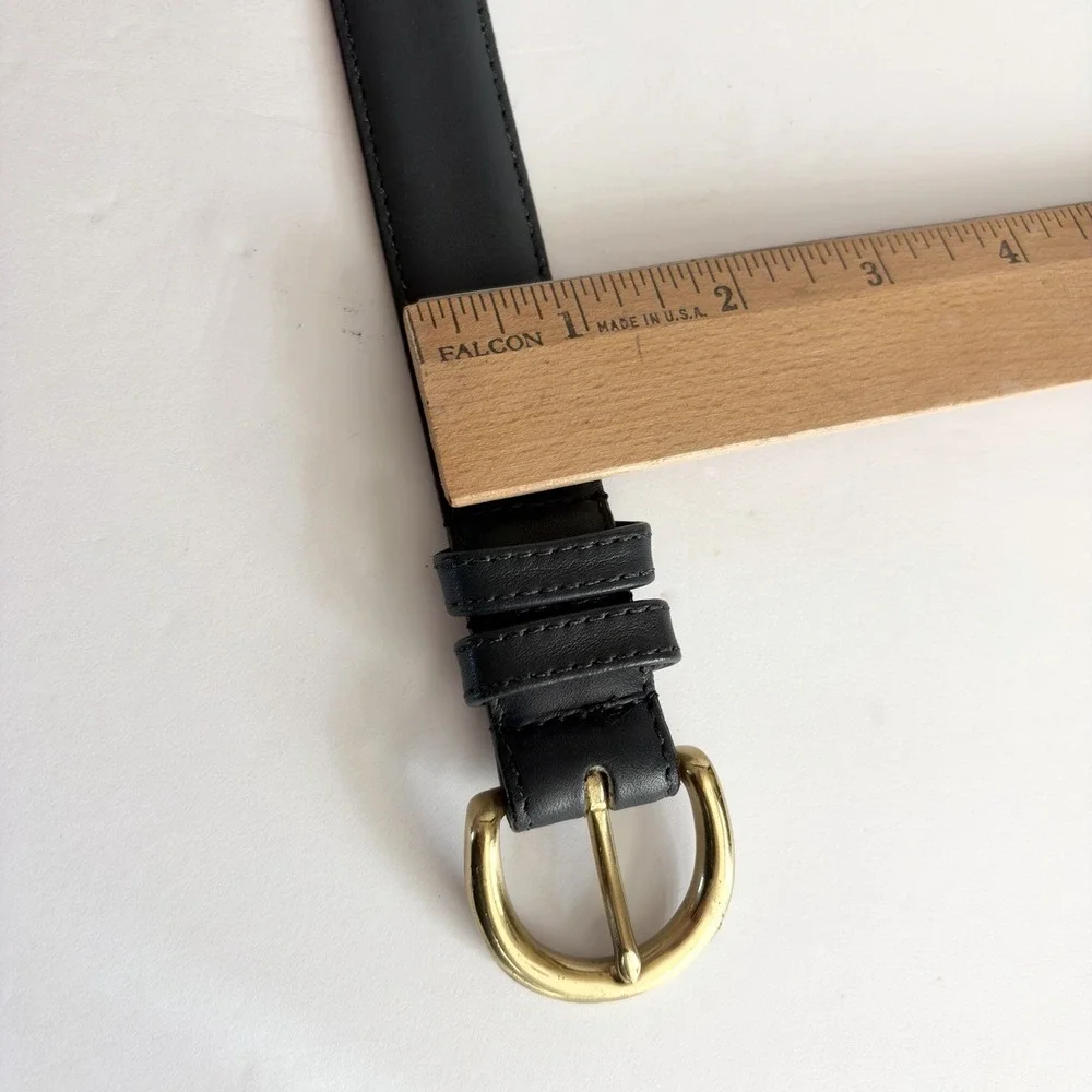 Vintage Coach 8400 Navy Leather Belt XS 30